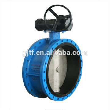 Hand wheel flange butterfly valve