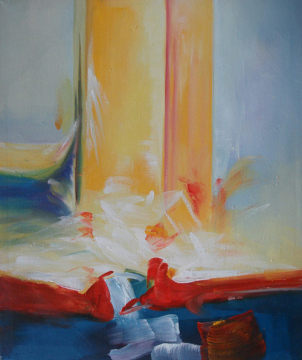 Water Colorful Abstract Painting Decoratives