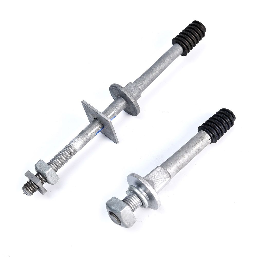 Nagyfeszültségű kovácsolt keresztkar szigetelő tüske 5/8"