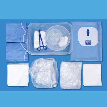 Pack de champ chirurgical jetable cardiovasculaire