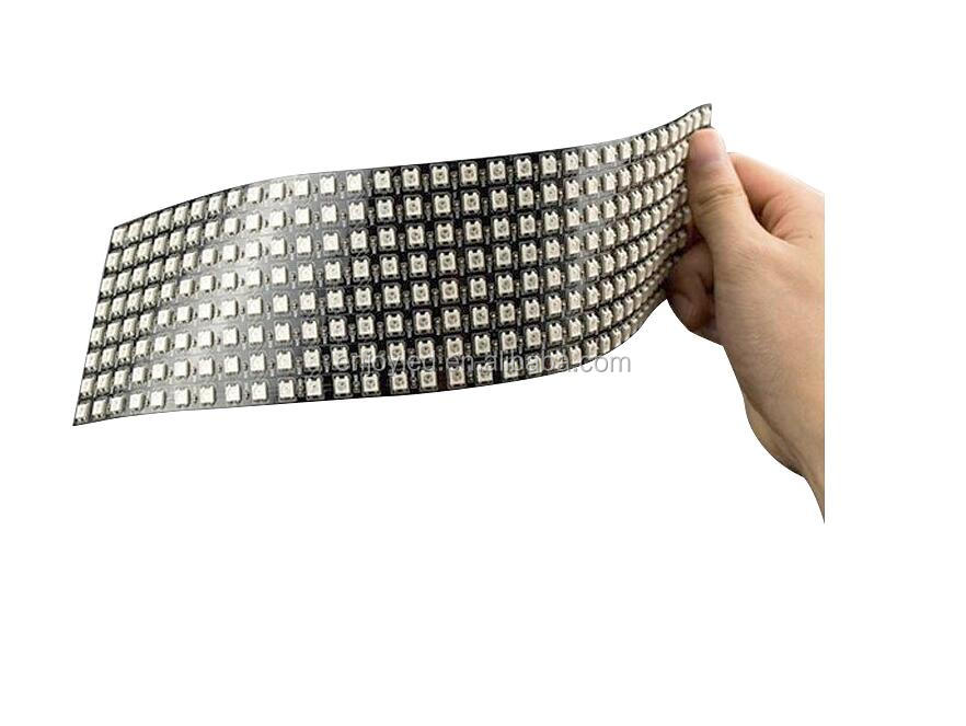 16x16 WS2812 RGBW rgb led matrix flexible dot matrix display