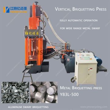 Hydraulic Aluminum Chips Metal Briquetting Press