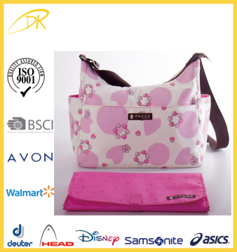 Quanzhou factory baby changing bag, diaper changing bag, adult diaper bag