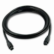 Firewire IEEE 1394 9-pin to 9-pin Cable Assembly, Available in Customized Cable Materials