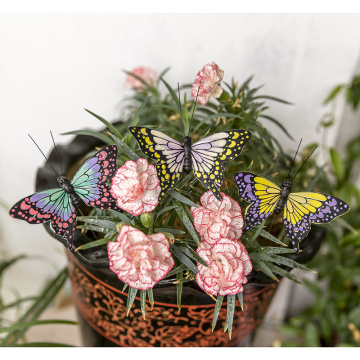 Pared de decoración de mariposa