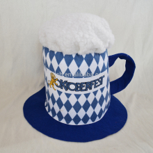 MH-1022 Oktoberfest beer wench festival beer mug glass hat