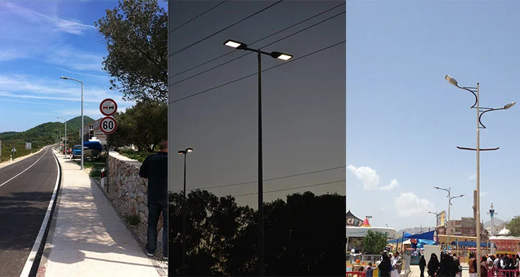 IP66 Ik10 100W Solar LED Street Light with Epsolar Controller