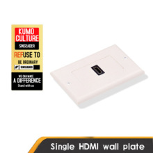 HDMI Wallplate, single HDMI decora wallplate