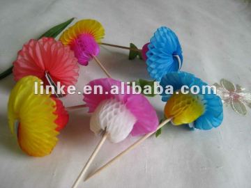 wooden decorative party toothpicks 2.2*6.5mm