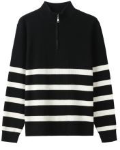 Striped Wool Sweater For Men
