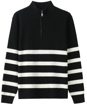 Striped Wool Sweater For Men