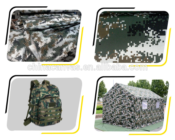 Military Tent Canvas Fabric / Camouflage bag canvas Fabric