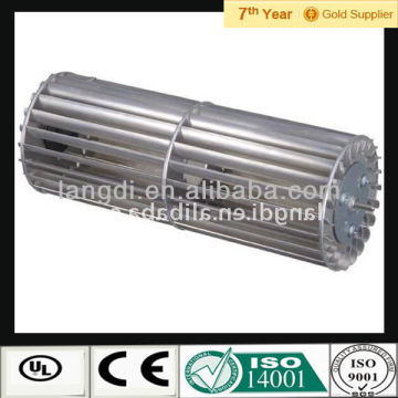 65mm cross flow impeller, cross flow blower impeller, aluminium impeller