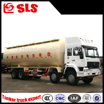 Cheap price Sinotruk 8*4 bulk cement powder tanker truck 35000 liters dimensions