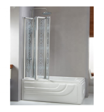 Folding Shower Room Enclosure with Framed Glass Doors