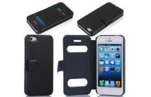 Black PU Leather iPhone 5 Protective Case Boys Custom iPhon