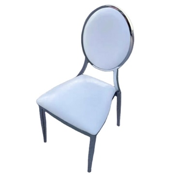 Stackable Metal Chairs: Wedding and Event Furniture Collection Including Stainless Steel, Iron, and Silver Options