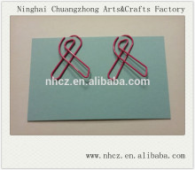 Pink Tie Paperclips