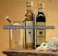 Glass oil and vinegar bottles