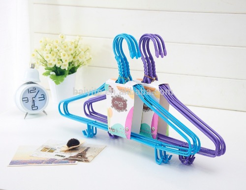 PVC coated hanger, laundry metal hanger