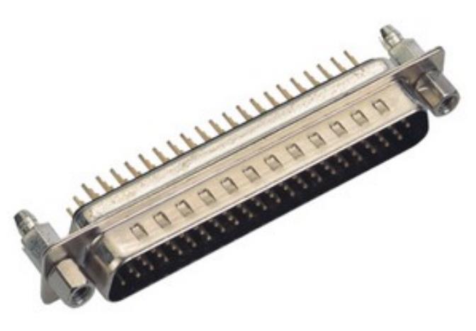 D-sub mannelijke 3row crimp type connector