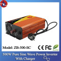 500W 48V DC para 110/220V AC Inversor puro da onda de seno com carregador