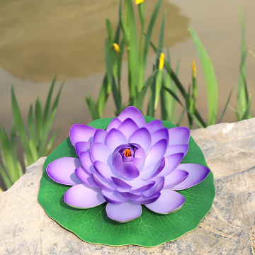 Artificial Lotus Leaf and Flower - EVA Foam Pool Lotus