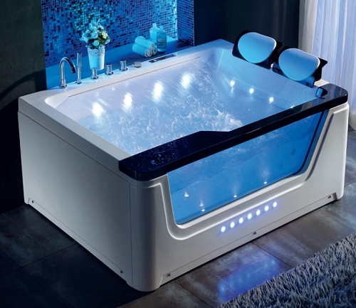 Hydro Spa Pool Freestanding Massage Bathtub Spa Function