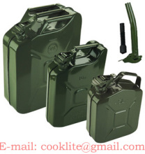 Metalowy kanister na paliwo benzyne / Zbiornik na olej