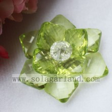 Handmade 54MM Artificial Clear/AB Clear Blossom Flowers