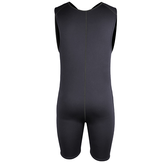 Seaskin borst zip 2 mm heren kort John Wetsuit