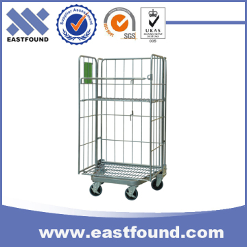 Industrial warehouse metal post pallet & roll pallet & logistic trolley