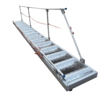 SOLAS Approved Marine Accommodation Ladder 15M Ship Aluminum Gangway