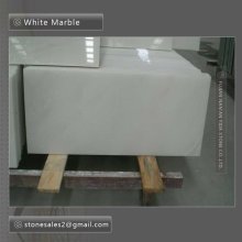 Pure white marble