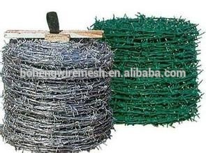 Sale! Hot galvanized / Electric Double Twist Barbed wire fencing real factory (SO9001)