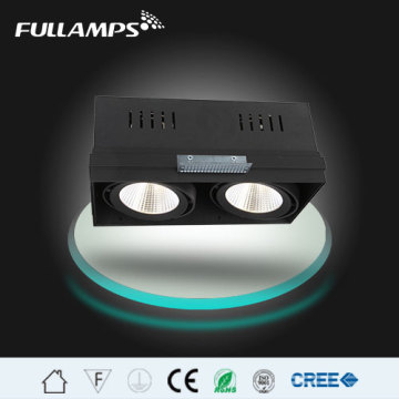 double head high power rimless led downlight , CRI>82, 2700K 3000K 4000K 5000K optional