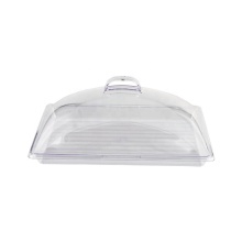 Rectangular Food Cover with Handle - Clear Plastic Dome Cover 35x50cm
