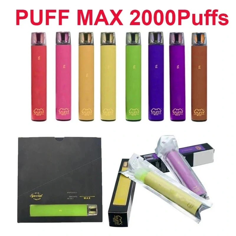 Wholesale Big Bar Vape Pen Disposable 2000 Puffs Puff Maxx, Puff Max 2000, Puff Max 8.5ml