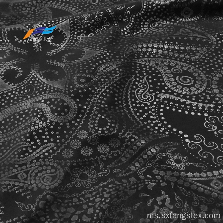 Wool Peach Embossed 100% Polyester Abaya Fabric