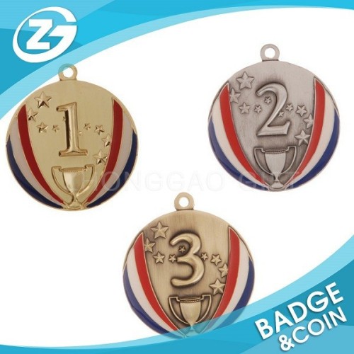 Custom 3 piece Set First Second Third Winner Awards Medal