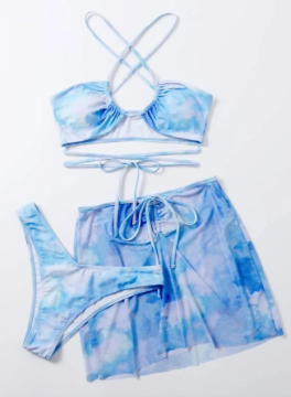 Sexy swimwear bikini tie dye swimwear women