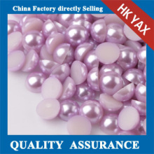 D1008 cheapest Half round hotfix pearl;half round hotfix pearl;wholesaler shop half round hotfix pearl