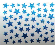 glitter stickers for children decor,bling star glitter stickers