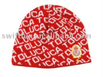 Red football fan hat