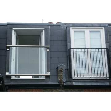 Outdoor Stainless Steel Floor-Mounted Juliet Balcony Frameless Glass Railings