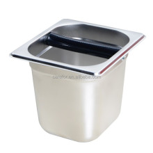 Stainless Steel Coffee Knock Box with Removable Knock Bar