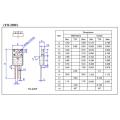 Single mesa structure TO-220F 600V BT152X-600R triac