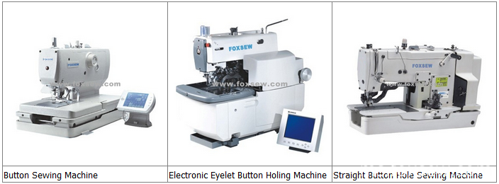Butang dan mesin jahit butang Button and Buttonhole Sewing Machine