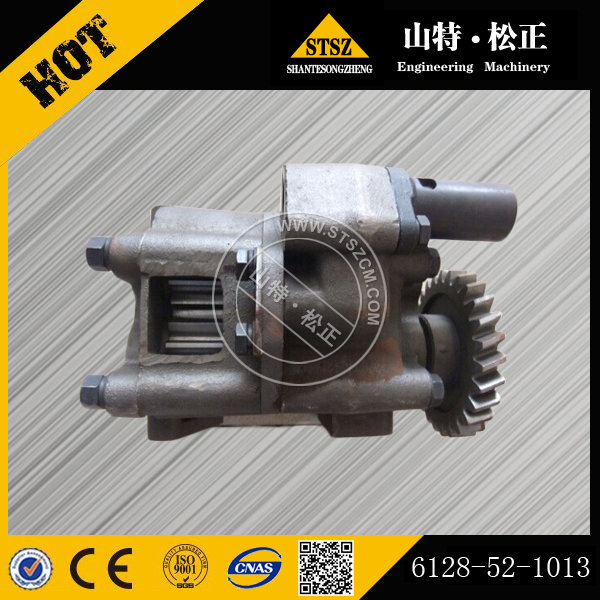 Komatsu Engine S6D155-4A مضخة الزيت 6128-52-1013