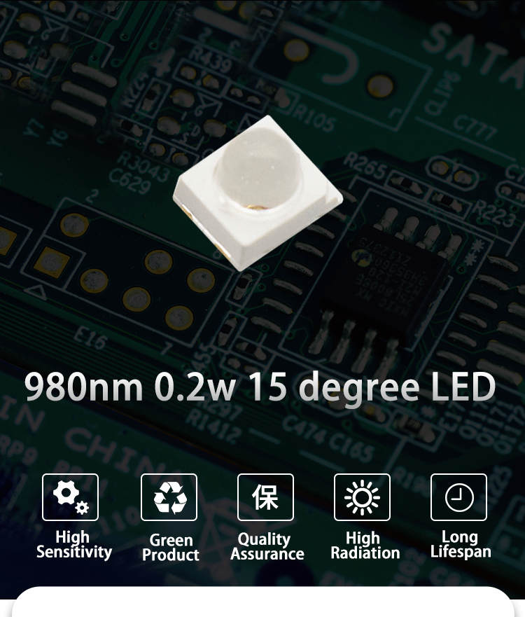 Dome-Lens-IR-LED-980nm-15-degree-2835-SMD-2835FIRC-98L14I100-15A-980nm-LED-2835-SMD-LED-15-Degree-0_01